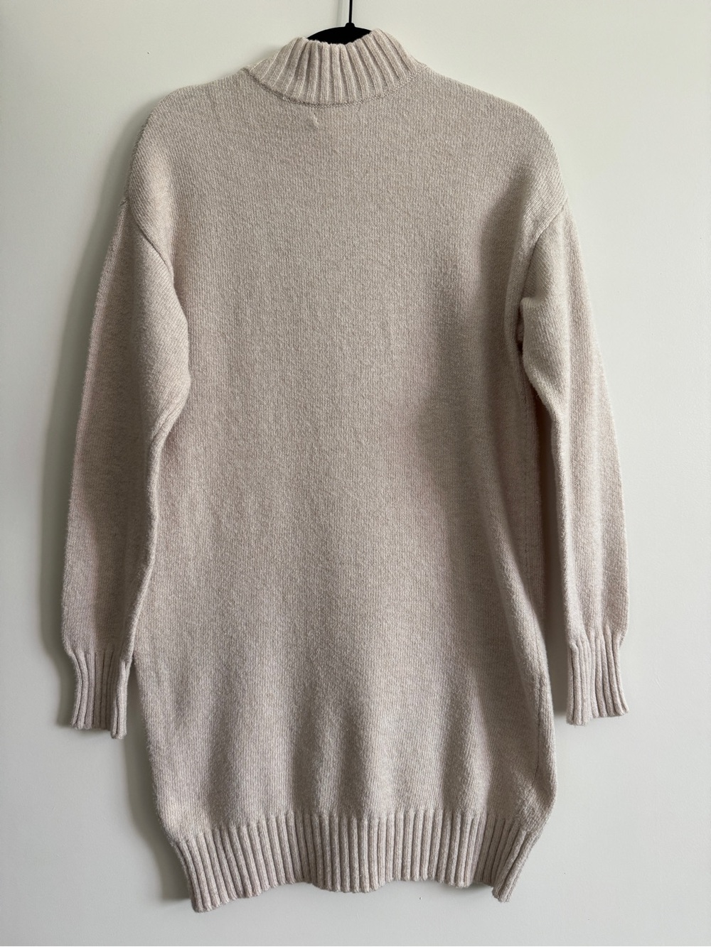 BP. Easy Crew Sweater Dress, Beige Oatmeal Heather - Picture 3 of 11
